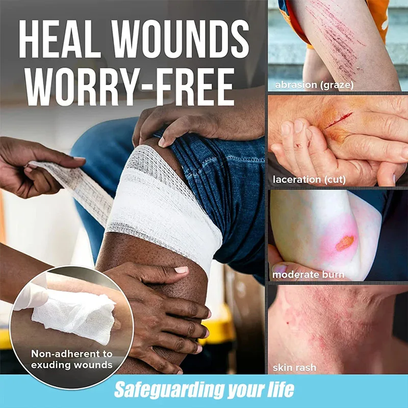 5/10/15Pcs Emergency PBT Elastic Bandages Medical Gauze First Aid Kit for Home Care Wound Dressing Nursing Survival Supplies