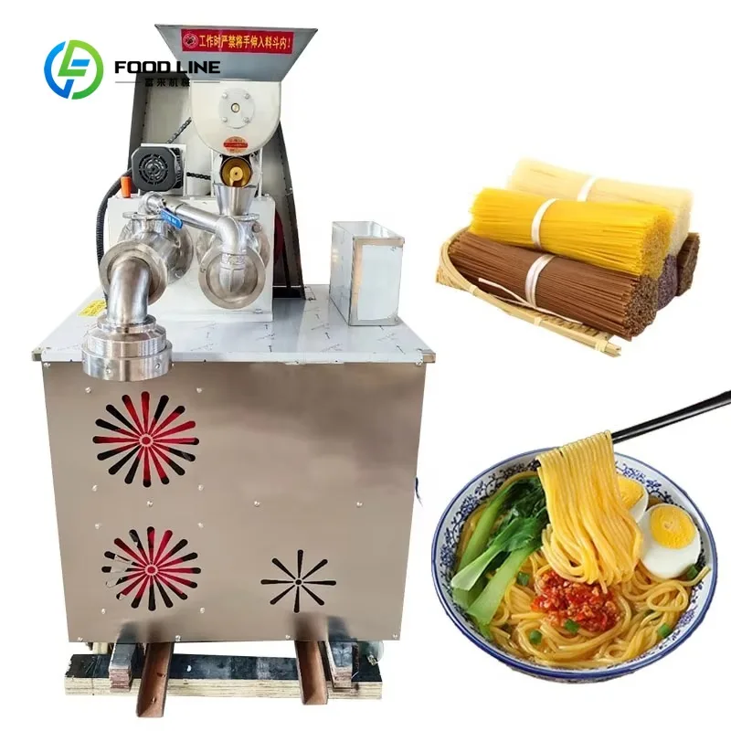 Customized Industrial Large Capacity Corn Noodle Making Machine Rice Noodle Maker Machine Noodles Vermicelli Extruder Machine