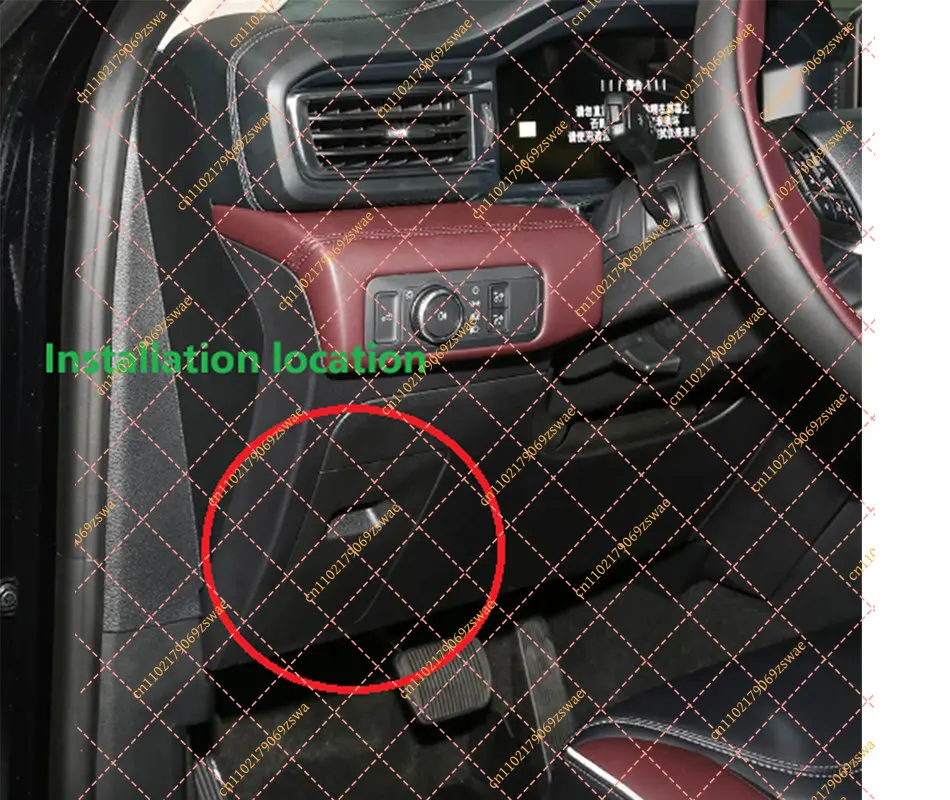 ABS Black Driver Side Fuse Box Storage Panel For Explorer For 2020-2023 OE LB5B-S04293-AC3ZHE Interior Replacement Lid