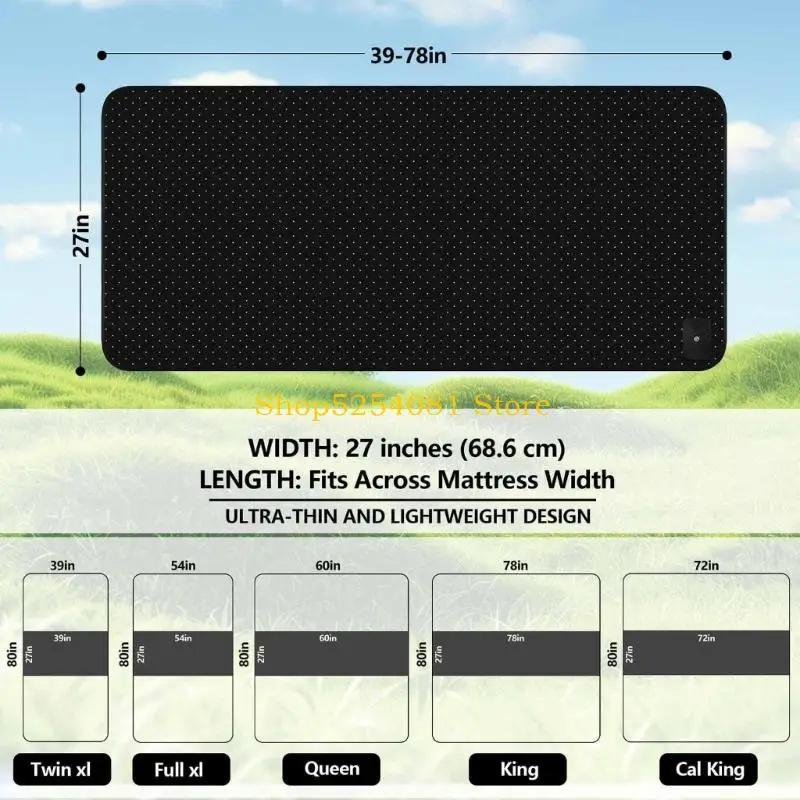 AXYC Conductives Sleep Pad 110V Wall Plugs Connection Adjustable Secure Designs