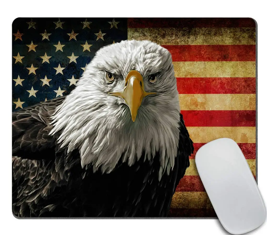 High Quality America Style Patterns Printing Gaming Mousepad Gamer Mouse Mat Keyboard Mats Desk Pad Mousepads 22x18cm