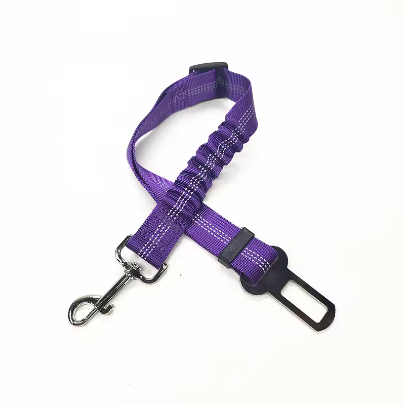 Adjustable Dog Car Seat Belt Harness for Dogs Nylon Reflective Cushioning Elasticity Car Travel Dog Accessories for Dogs - Image 23