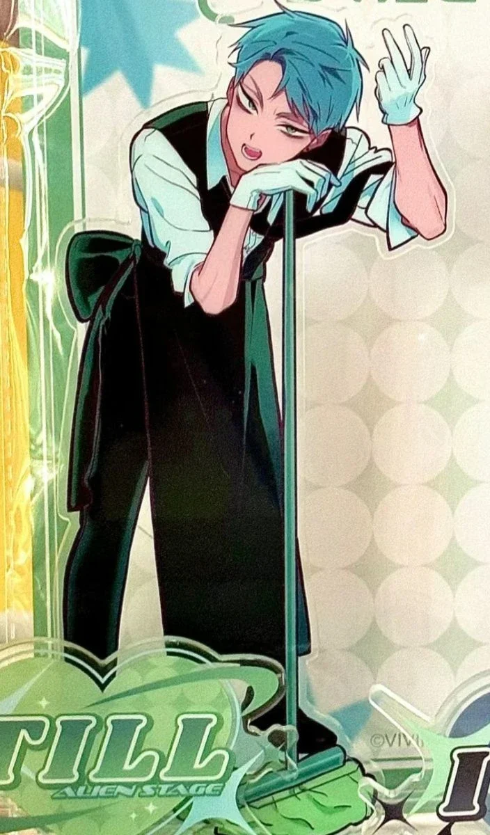 Anime ALIEN STAGE Till Ivan Cosplay Acrylic Stand Ornaments Action Figures Cartoon Model Christmas Gifts Girls