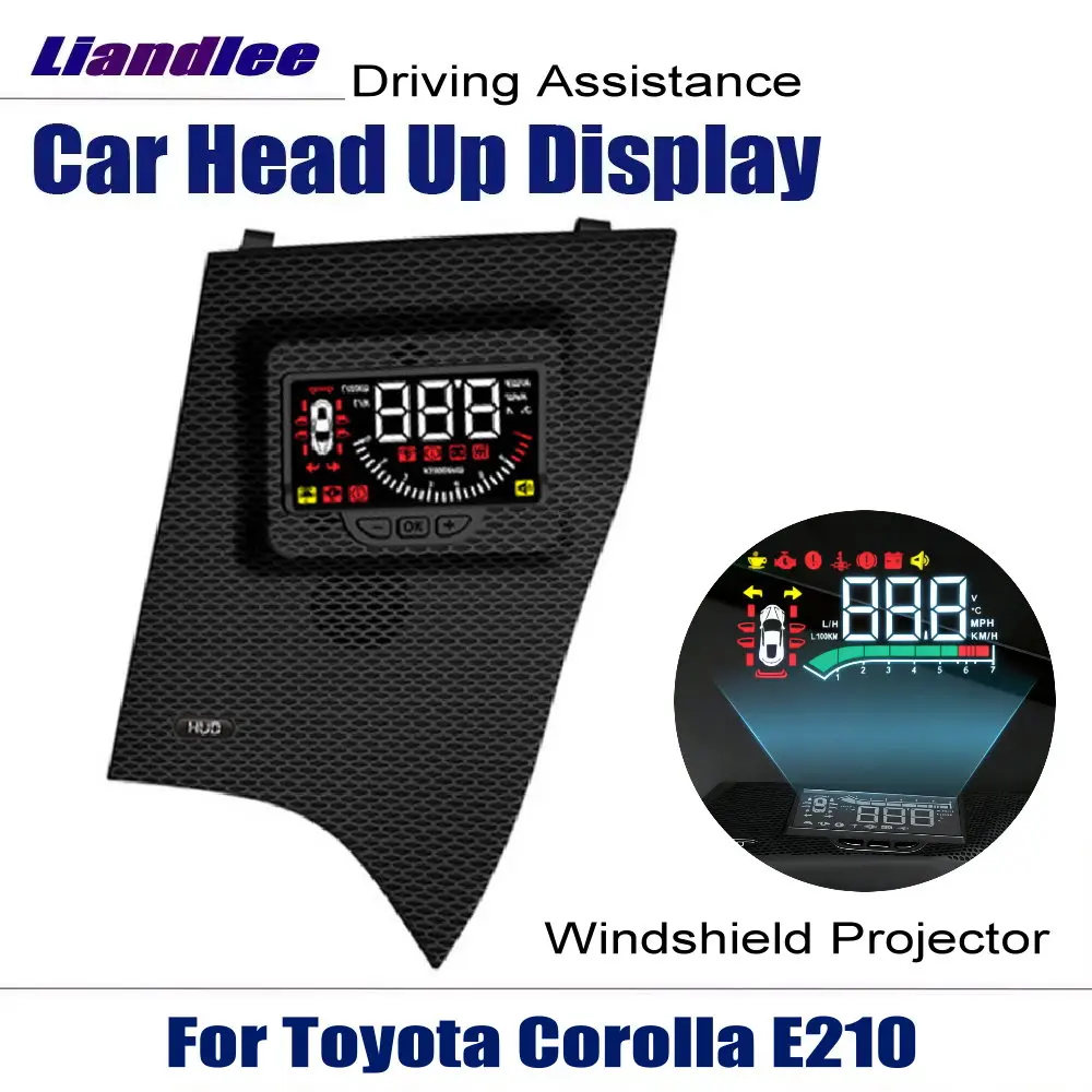 

Car Head Up Display HUD For For Toyota Corolla E170 E180 E210 2014-2025 Safe Driving Screen AUTO Windshield Projector