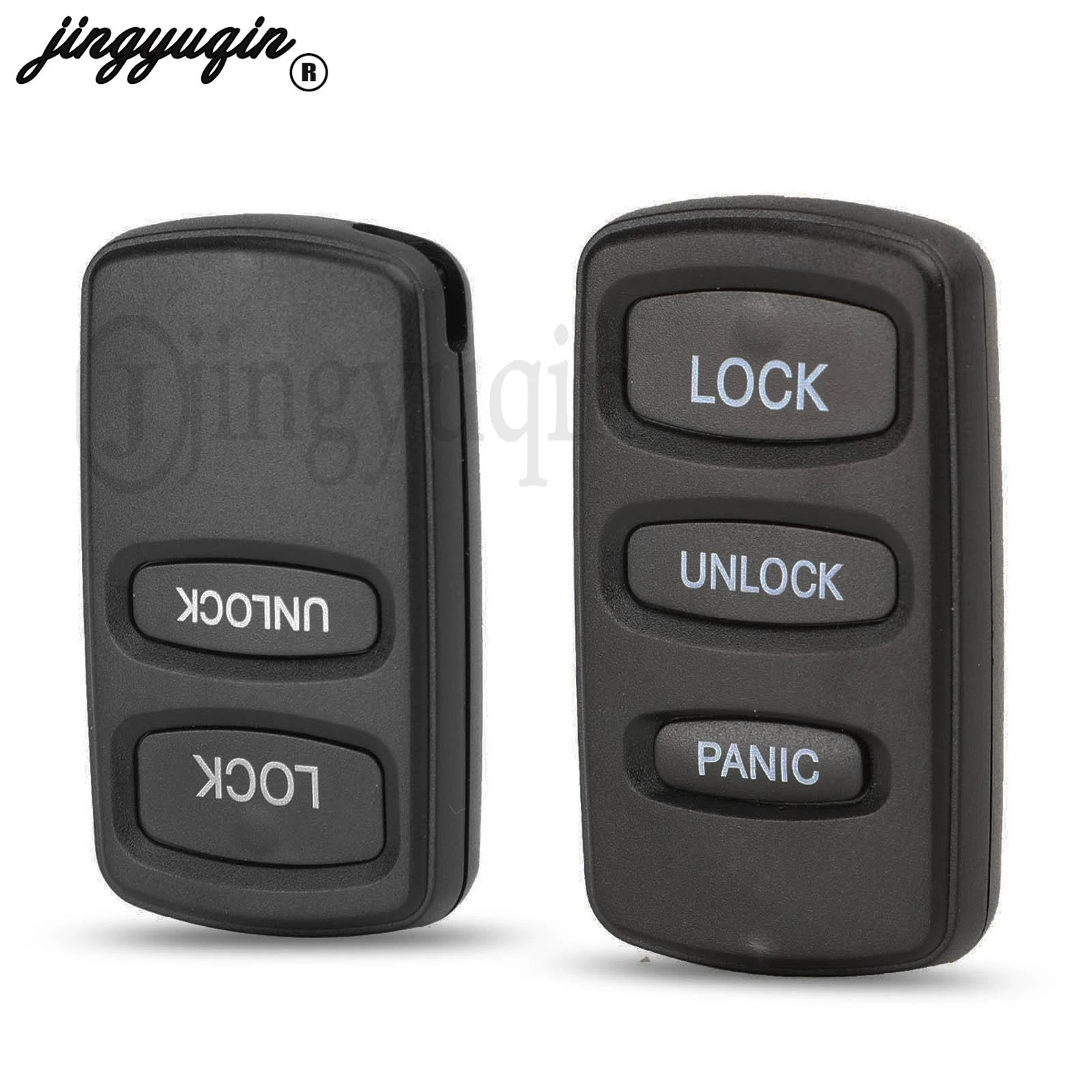 jingyuqin 30pcs/lot Remote Control Key Shell Case For Mitsubishi Lancer Outlander Pajero V73 Galant Fob Key Cover  2/3 Button