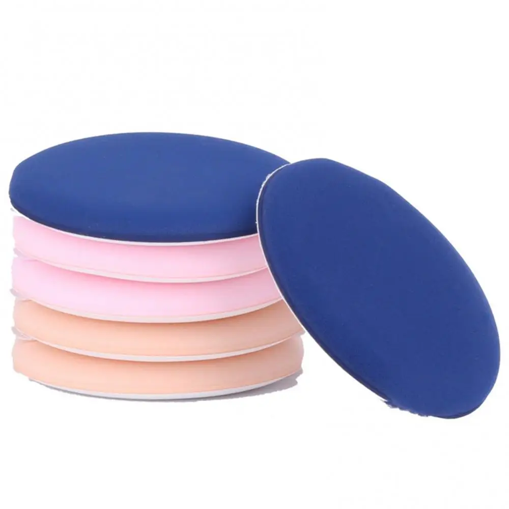 5Pcs/Set Cosmetic Puff Round Makeup Egg Sponges Wet Dry Dual Use BB Cream Powder Puff Tool Makeup Tools Accessories