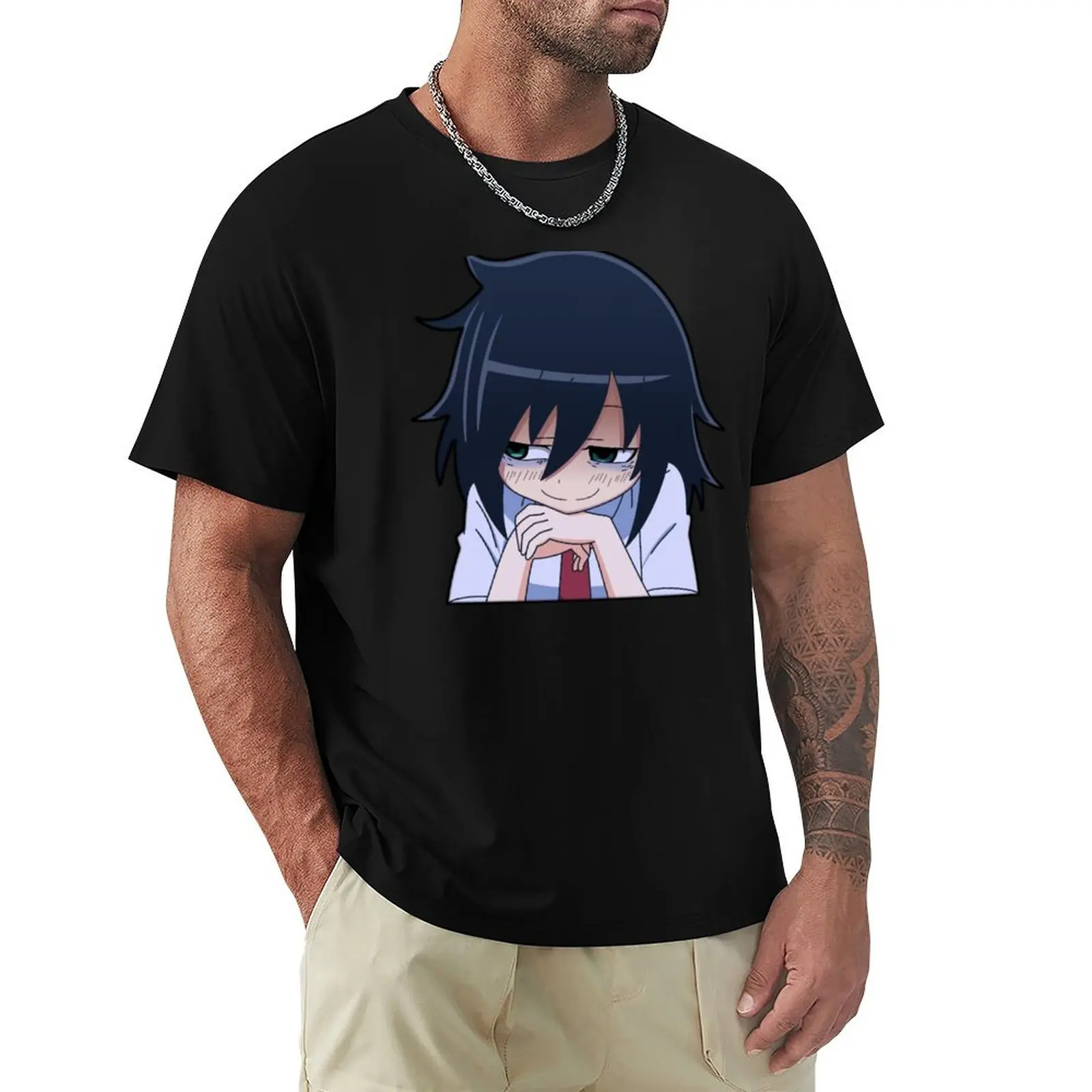 Tomoko - No Matter How I Look At It, It's You Guys' Fault I'm Unpopular! T-Shirt Stylish Graphic Short Sleeve Top