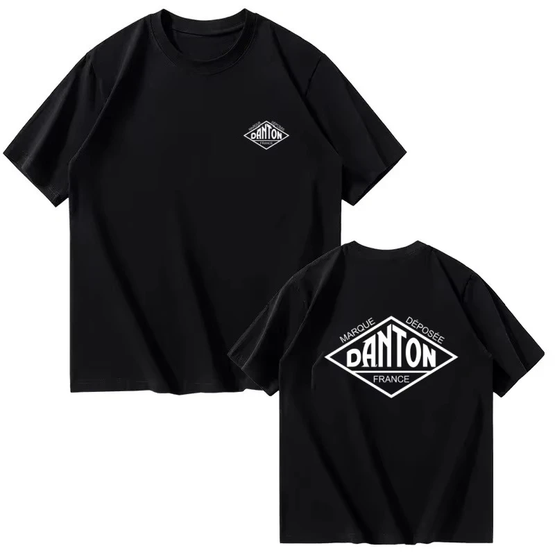 2026 New Summer Men's and Women's Printed T-shirt Short Sleeve T-shirt Simple Fashion Brand Casual Top