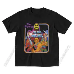 Gorgeous Vintage He-Man Masters Of The Universe The Power T Shirt Men Cotton T-Shirt Skeletor Tee Graphic Tshirt