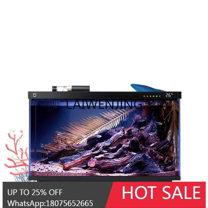 HLZ smart fish tank small living room filter all-in-one machine ecological full set of landscaping desktop aquarium