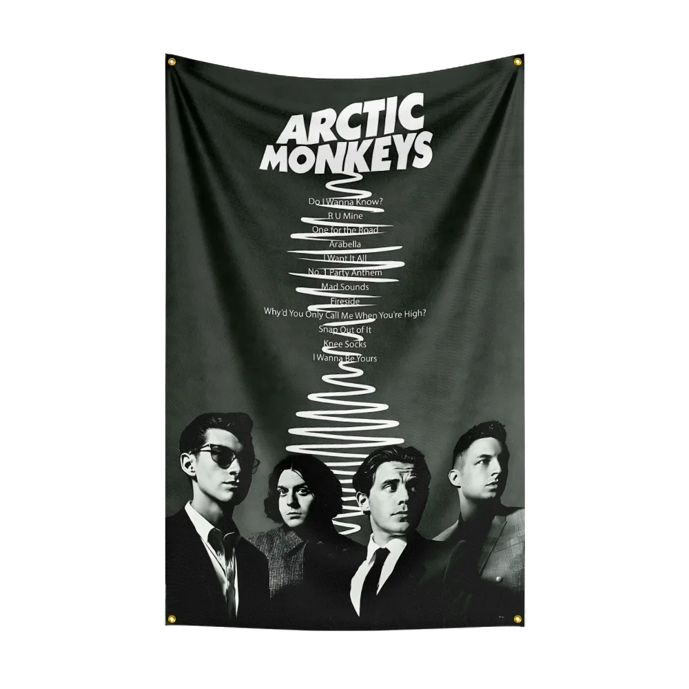 Music Band Flag for A-Ar-ct-ic M-M-on-ke-ys Fans Banner easy hang multipurpose background decoration storefront hanging cloth