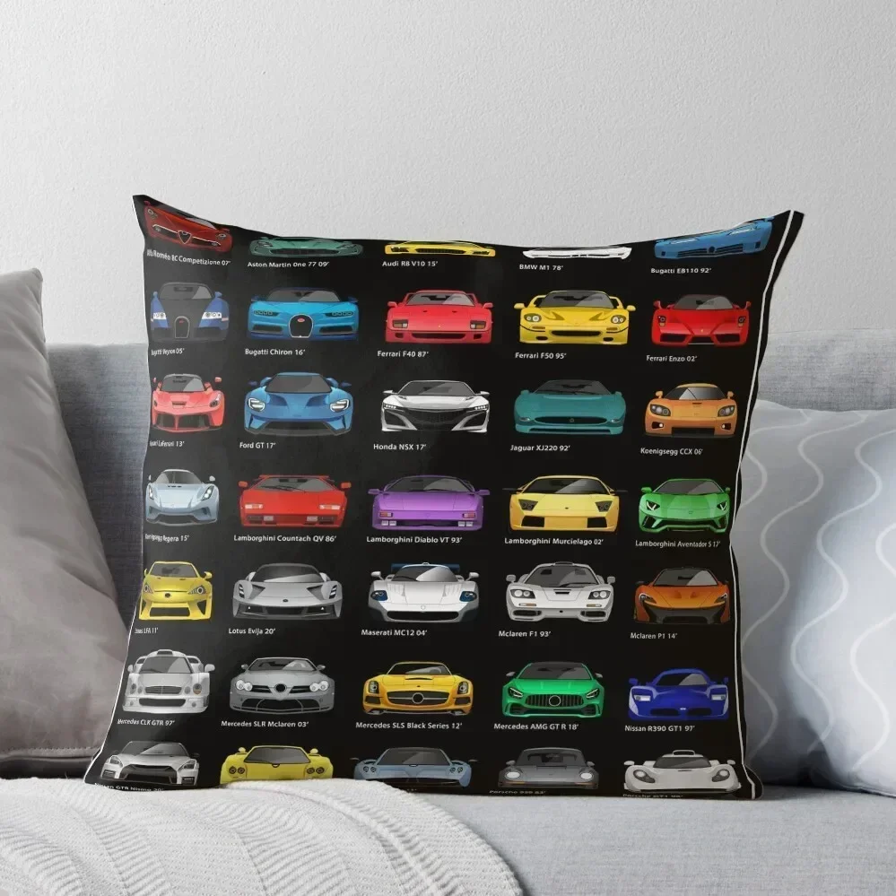 

Super Cars (B) Throw Pillow Sofa Cushions Pillowcases For Pillows pillow pillowcase pillow