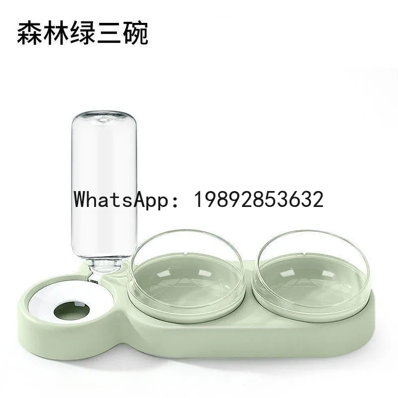 

Xl pet bowl food bowl neck protector inclined large diameter anti-overturning automatic drinking water