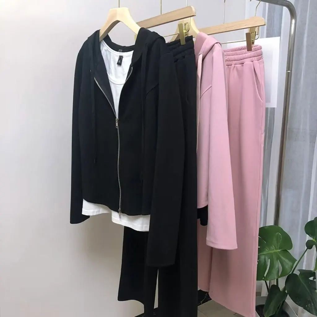 

Женские повседневные брюки больших размеров с высокой талией, закрывающий живот, на молнии, дизайн, костюм для полных девочек, повседневный топ 3312