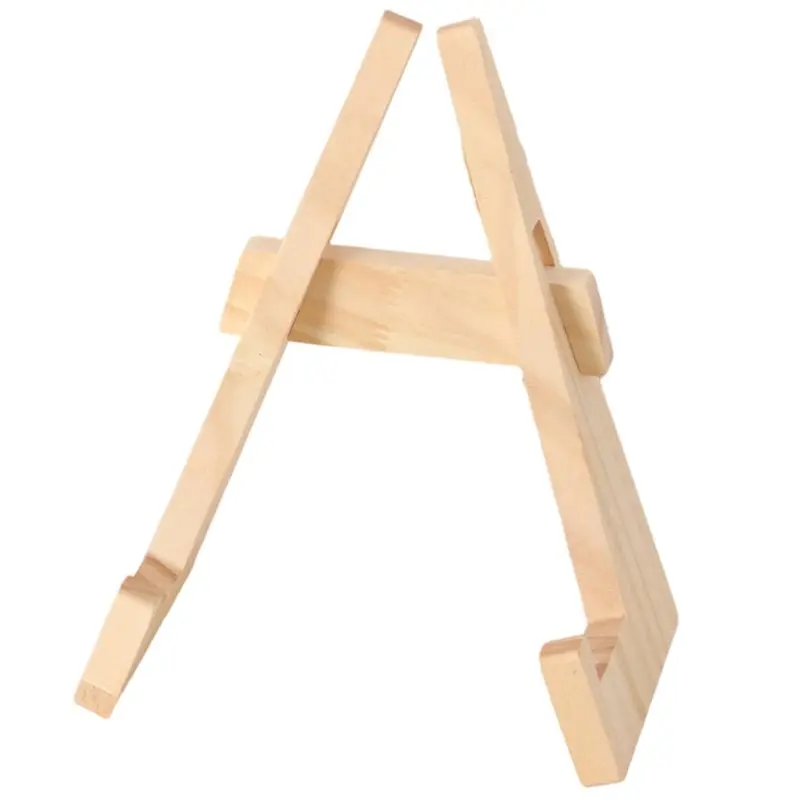 

A13E-Wooden Plate Rack Decorative Display Stand, Showcase Stands, Photo Frame Support For Cookbook Shelves