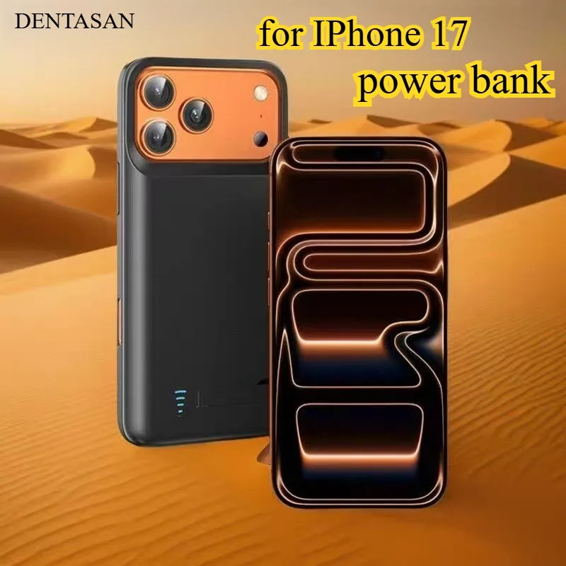 6000mAh Wireless Back Clip Fast Charging Mobile Power Bank Suitable for IPhone 17ultra-thin Large Capacity External Battery Pack