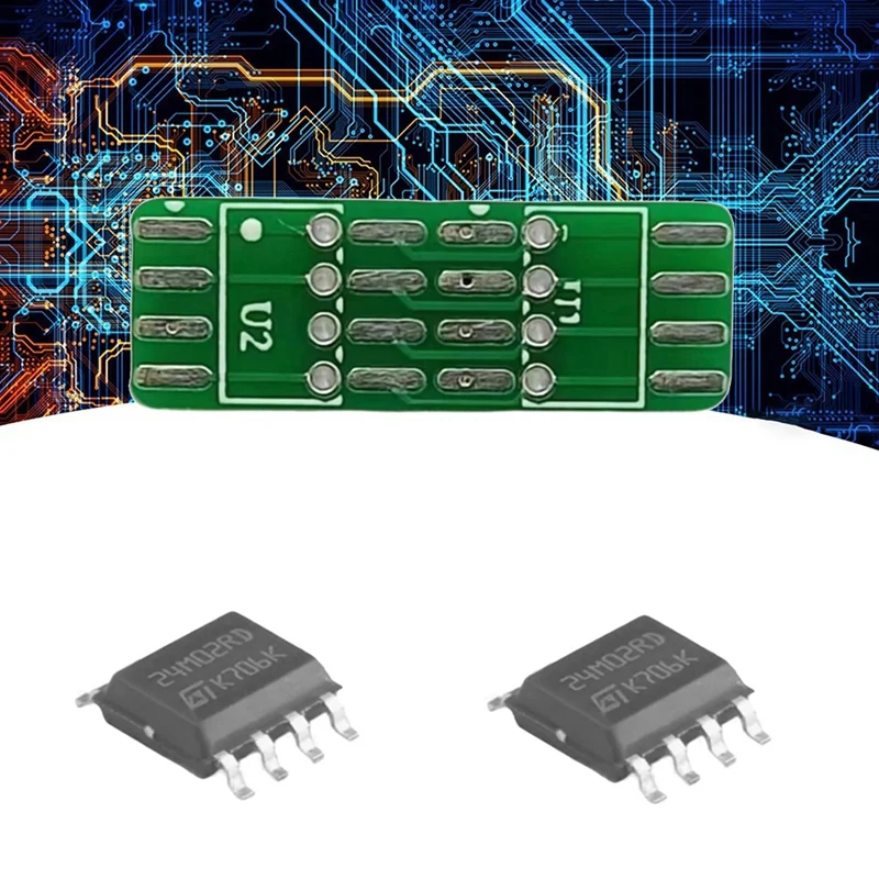 (4M)2X2M Expansion Chip+Expansion Board For Quansheng UVK5 UVK6 Intercom Expansion Accessories
