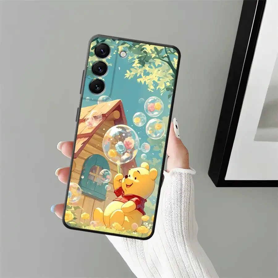 ديزني ويني ذا بودل حافظة لهاتف سامسونج جالاكسي A33 A34 A72 A73 A14 A15 A51 A52 A24 A31 A16 A21s A54 A71 A12 A13 A35 A41 A17