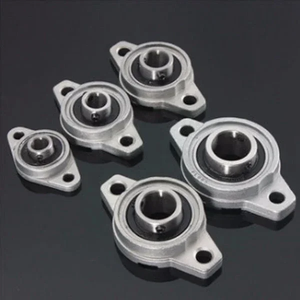 

4pcs Pillow Block Bearings KFL007 KFL004 KFL005 KFL006 25/30/35/20mm Zinc Alloy Diameter Bore Flanged