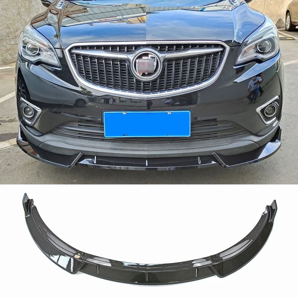 

For Buick Envision 2017-2019 Years Car Front Bumper Chin Bodykit Lip Modification On Bumper Spoiler Chin Bright Black