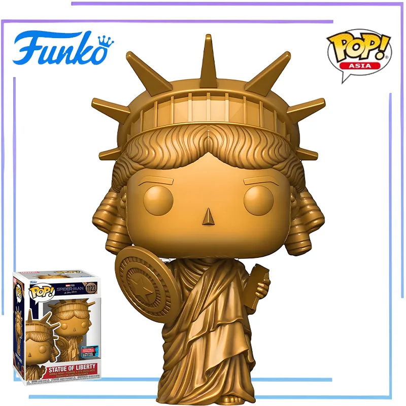 

Genuine Edition FUNKO PO《Spider-Man: No Way Home》Statue of Liberty Anime Action Figure Ornament Model Toys Collectible Model