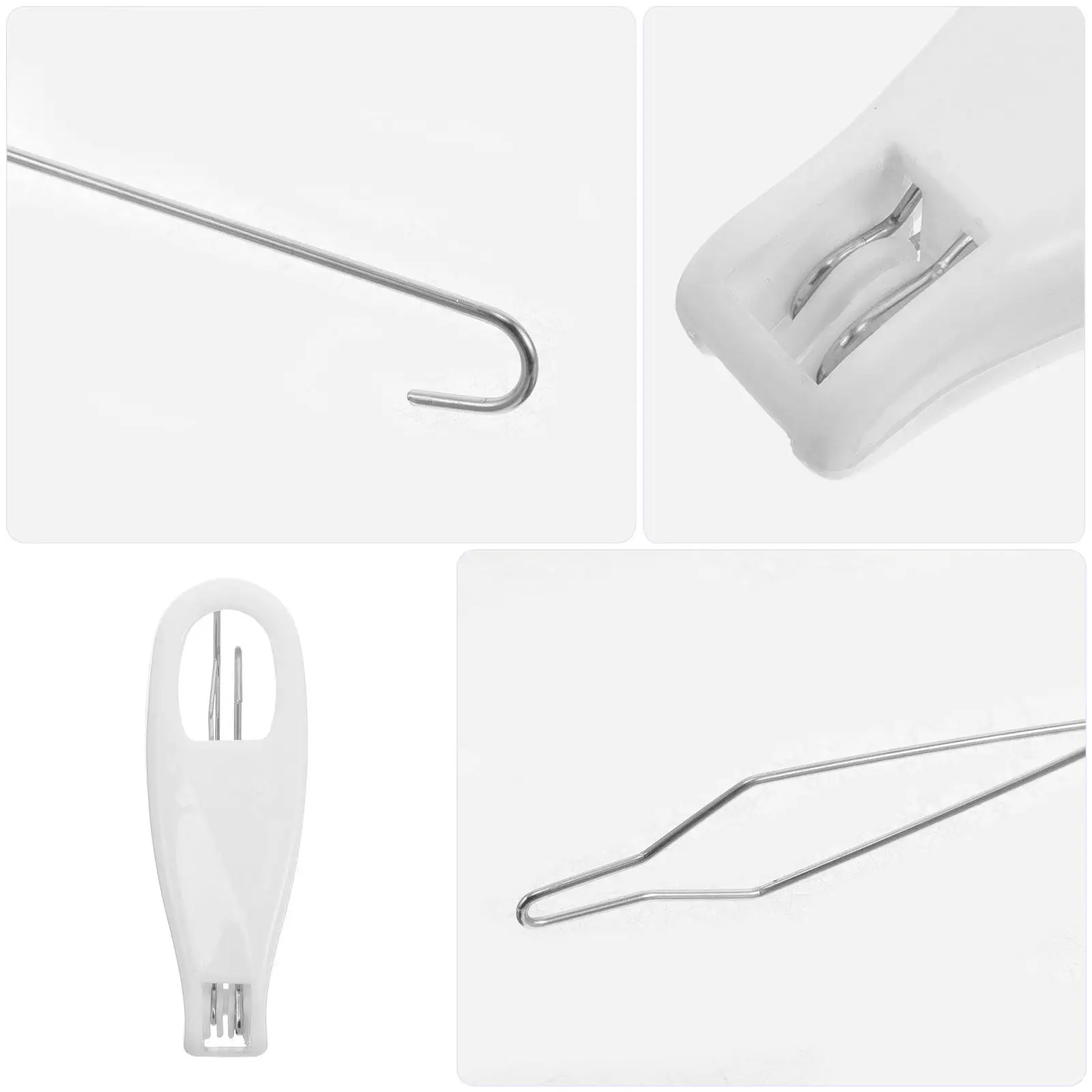 Button Hook and Zipper Pull Helper 6 Inch Foldable Portable Clothes Dressing Assist Tool for Seniors Disabled Elderly Patients