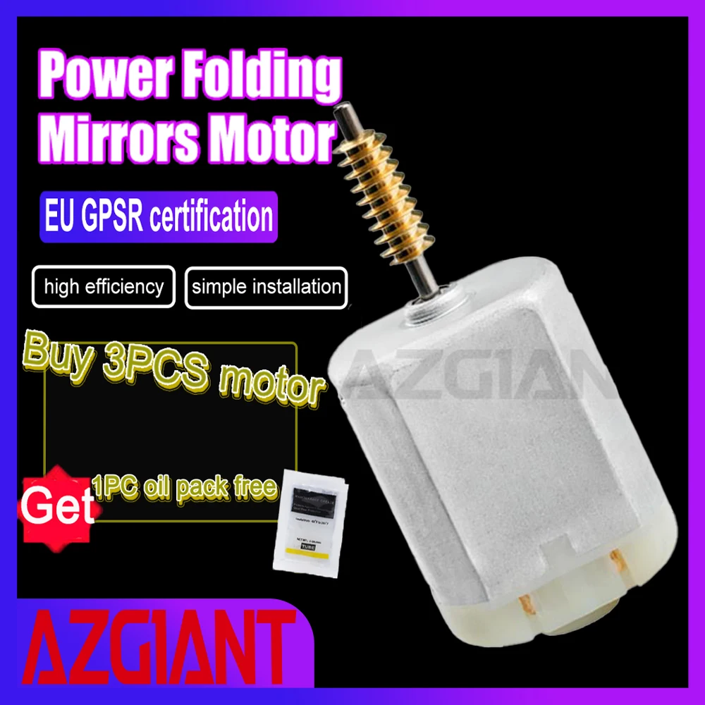 

AZGIANT Outdoor car Power folding rearview mirror Motor FC-280SB-16220 For Audi Q5 SQ5 Q2 8Y GA Q3 F3 RS Q7 4L 4LB Auto parts