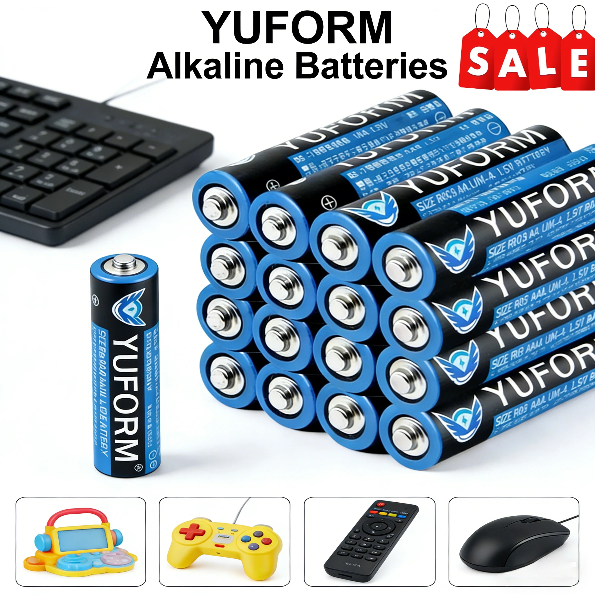 2026NEW 1.5V AAA Disposable Alkaline Dry Battery for Led Light Toy Mp3 Camera Flash Razor CD Player Wire