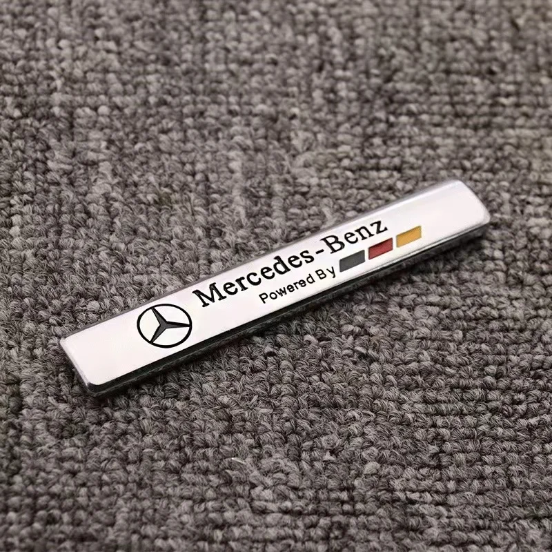 3D Metal Badge Car Styling Stickers Decal Car Accessories For Mercedes Benz AMG W203 W206 W220 W205 W211 W212 W201 W210 W108