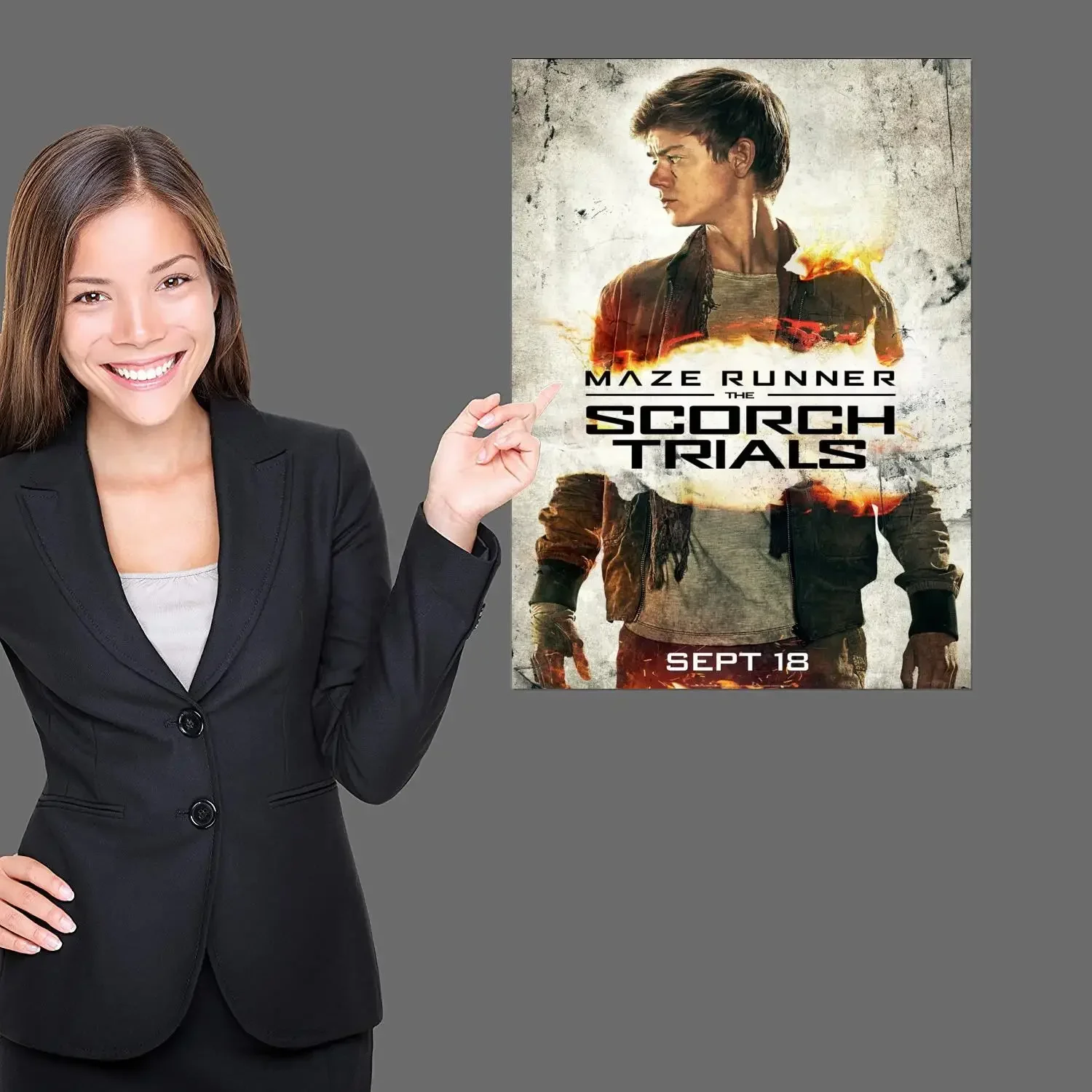 Newt Maze Runner Anime Video Game Poster Canvas Painting Wall Art for Picture Coffee House Bar Living Room Bedroom Home Decor
