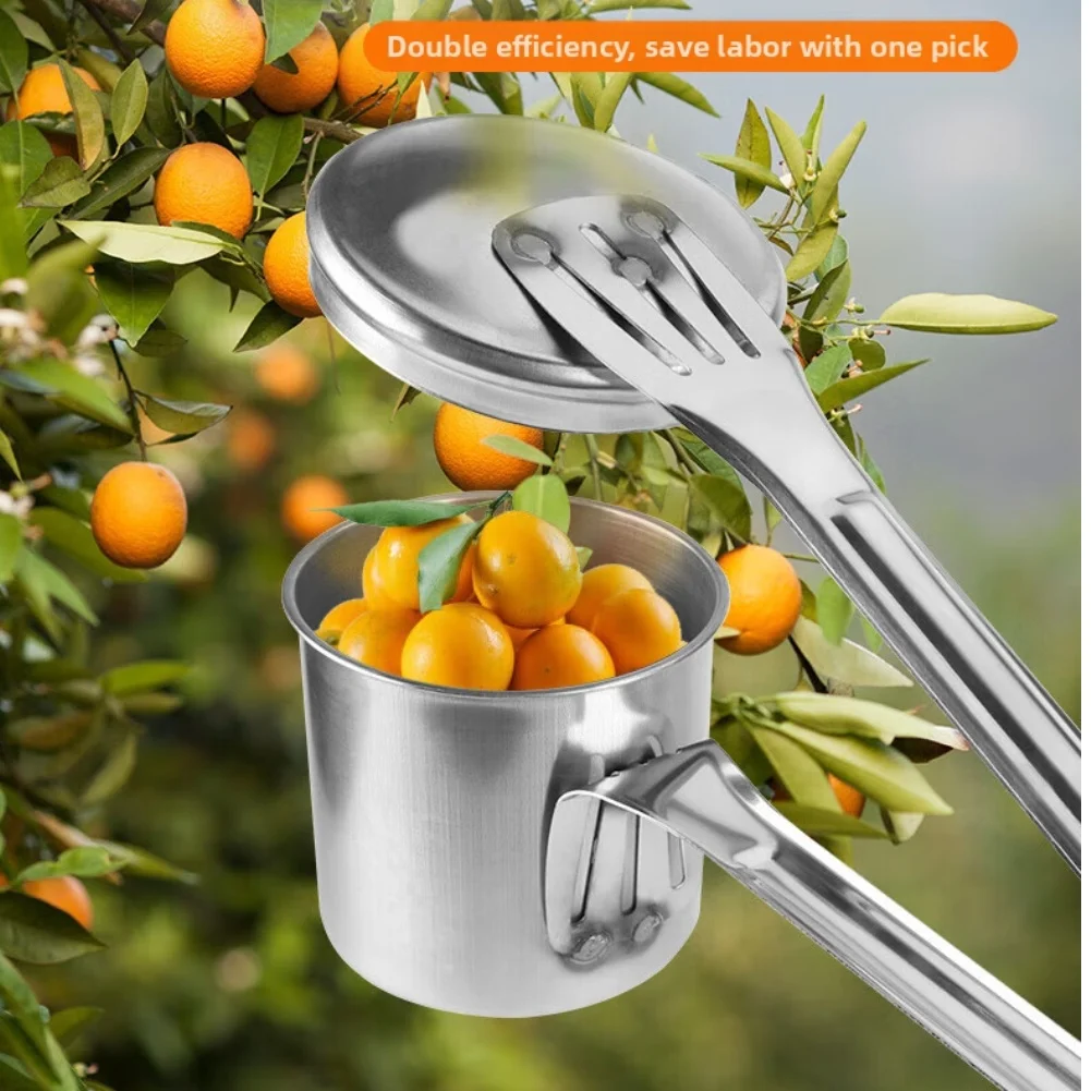 Outil de cueillette de fruits antirouille, hauteur réglable 32x12cm, outil de jardin, fournitures agricoles portables, accessoires