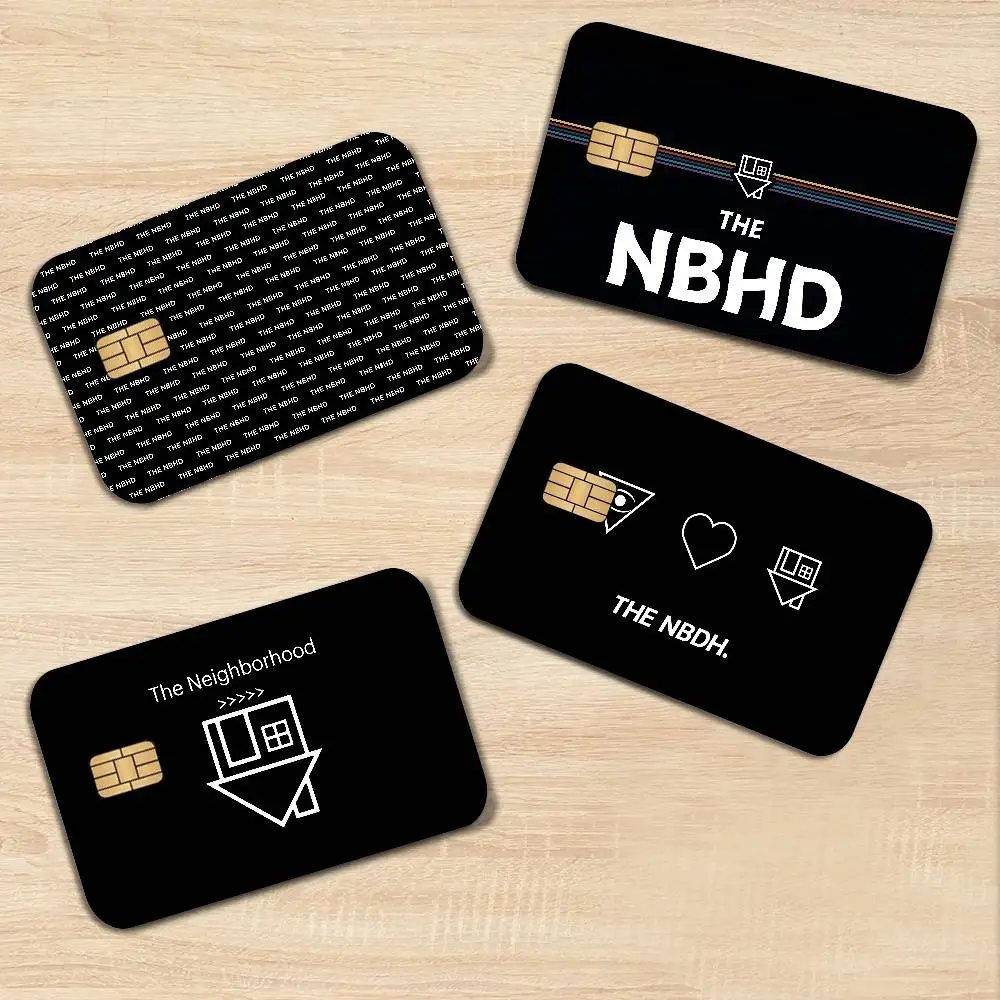 The N-Neighbourhood Diy Credit Debit Card Sticker Party Sticker Decoration Waterproof Small Chip Card Skin Sticker