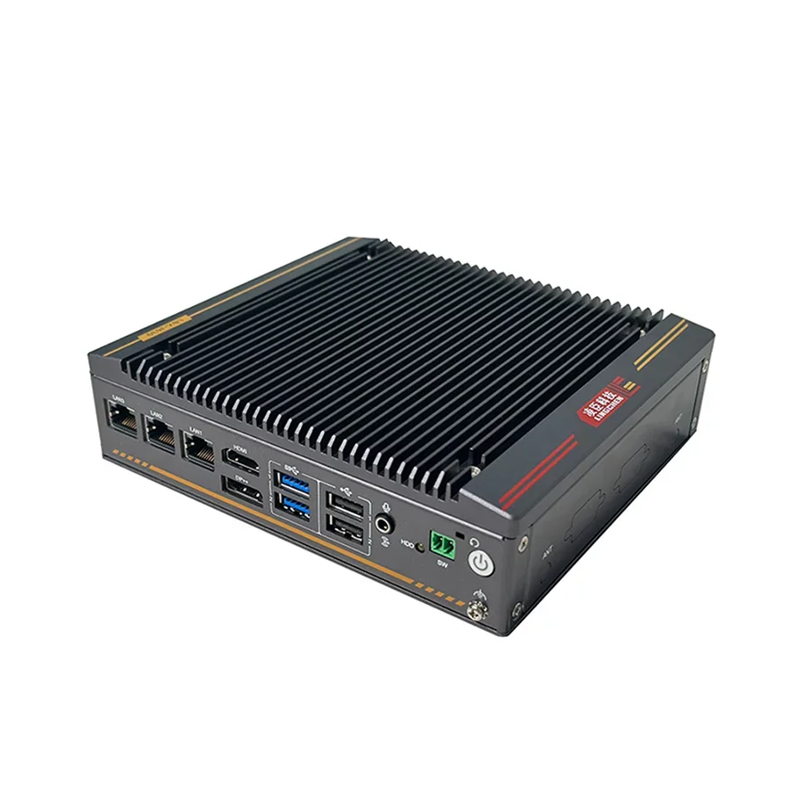 Win10 Linux Inter CPU J6412 Mini Fanless Embedded Industrial PC Computers LBX-J630