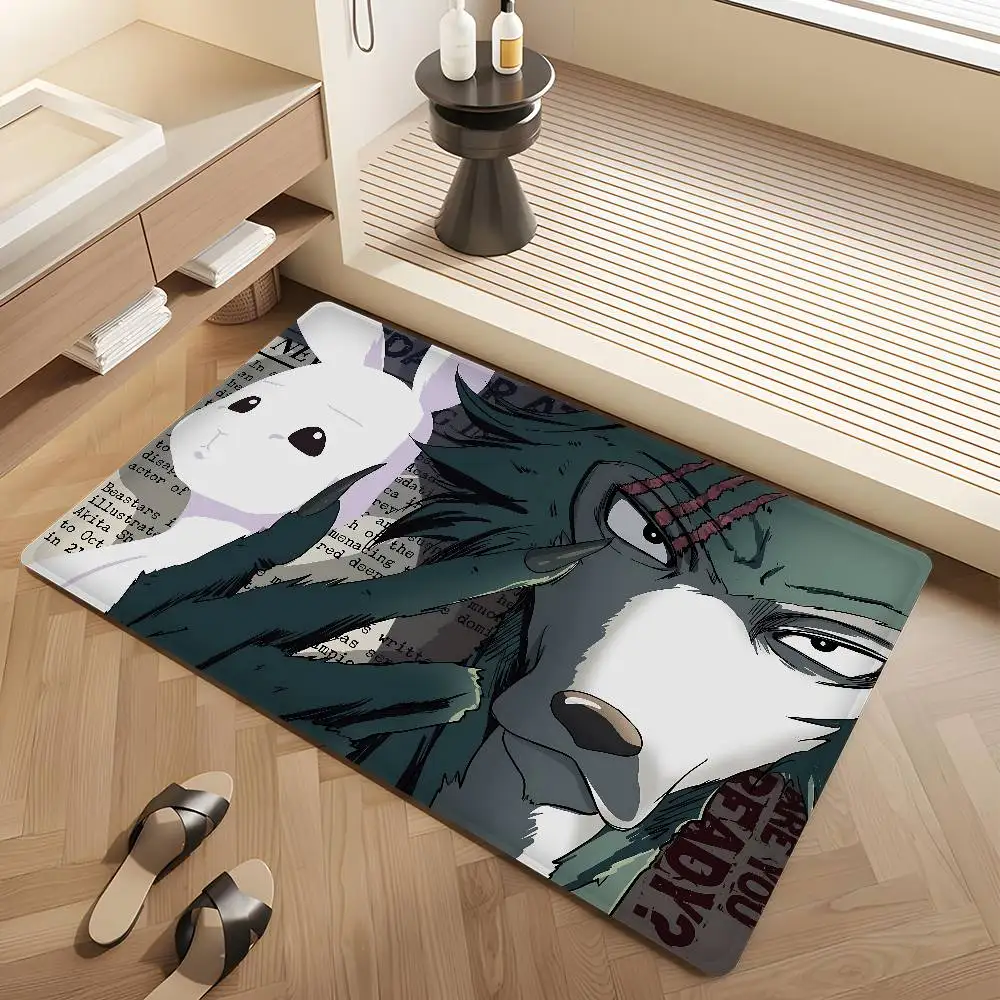 Anime B-BEASTARS Room Mats Retro Multiple Choice Living Room Kitchen Rug Non-Slip Welcome Rug