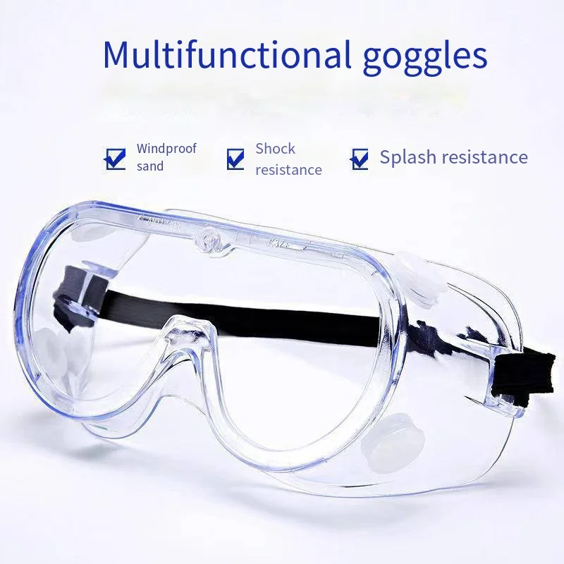 Clear Dustproof Goggles Welding Protection Screen Labor Glasses Carpentry Tiler Splash-Proof Mask MTB Cycling Windproof Goggles