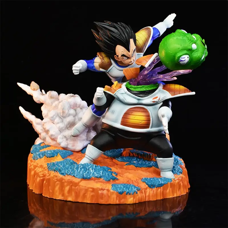 

Аниме Dragon Ball Super Saiyan Vegeta VS Guldo Battle Ver. Фигурка из ПВХ, коллекционная модель статуи, детские игрушки, куклы, подарки, 21 см