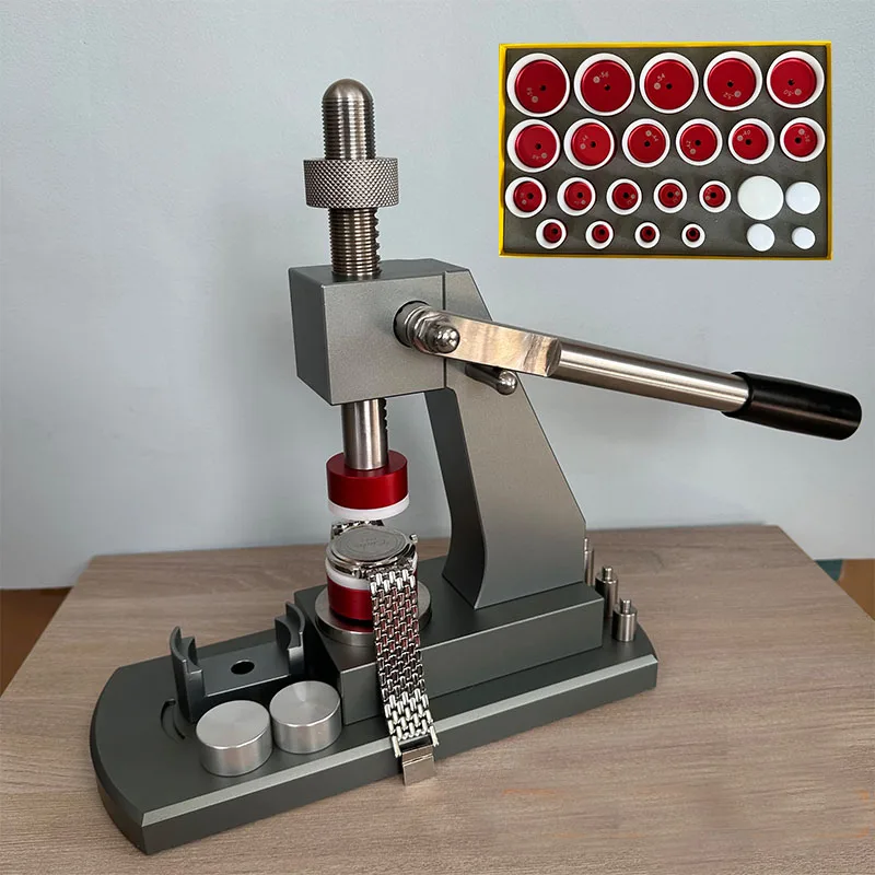 تحديث 6173 مشاهدة الغطاء الخلفي الصحافة أداة الزجاج المعدني كريستال الضغط المناسب أداة رائعة ووتش حالة إغلاق الظهر #1