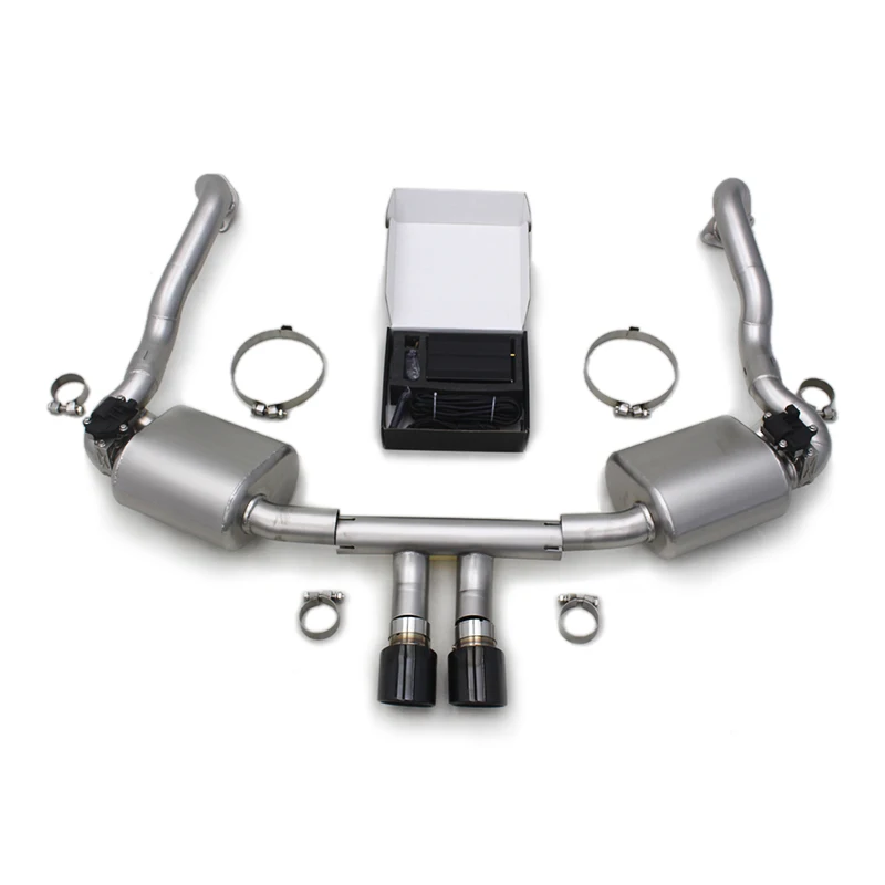 

Yooking Exhaust System For Porsche 981 Boxster/Cayman 2.7/3.4 2012-2015 Stainless Steel Pipes With Mufflers Catback Exhaust
