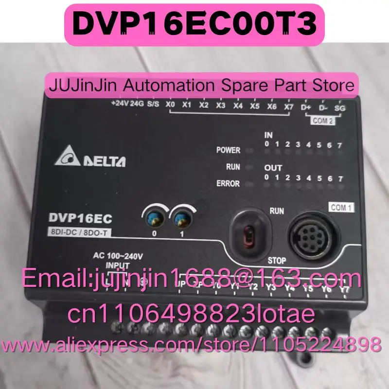 

DVP16EC00T3 Б/у в хорошем рабочем состоянии Быстрая доставка