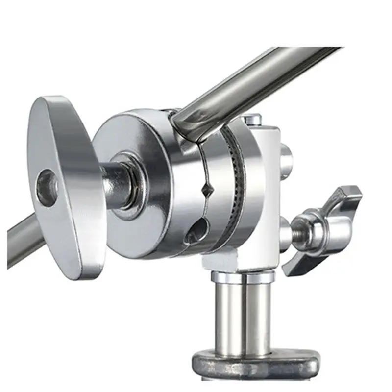 AED7-Multi-Functional Light Stand Mounting Adapter Heavy Duty Swivel Head Holder Grip Head For Stand Extension Boom