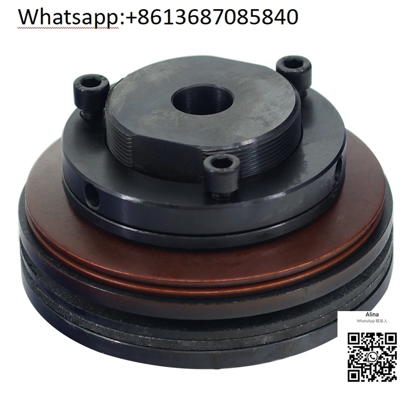 Torque limiter coupling, high torque key channel steel friction flange coupling, overload protector