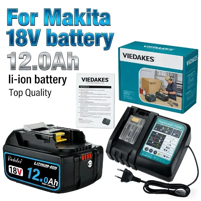 For Makita 18V Battery for Makita Tool Operation 18650 Rechargeable Battery for DHP487、DTD171、DTD201 Battery Replaceable