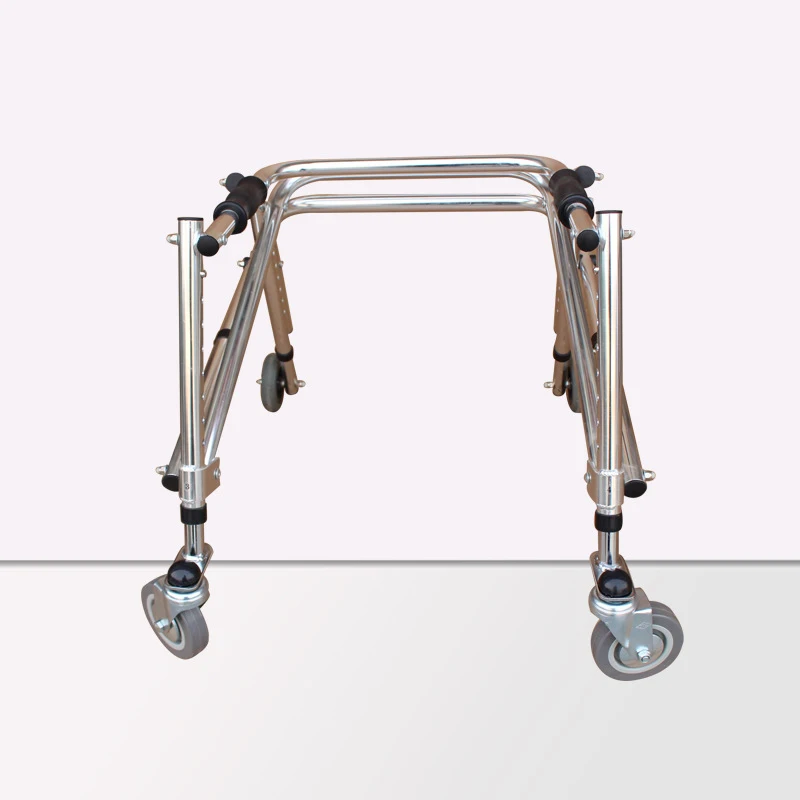 

Rehabilitation Medical Model Advanced Lightweight Aluminum Alloy Walking Aid For Kids Folding Walker