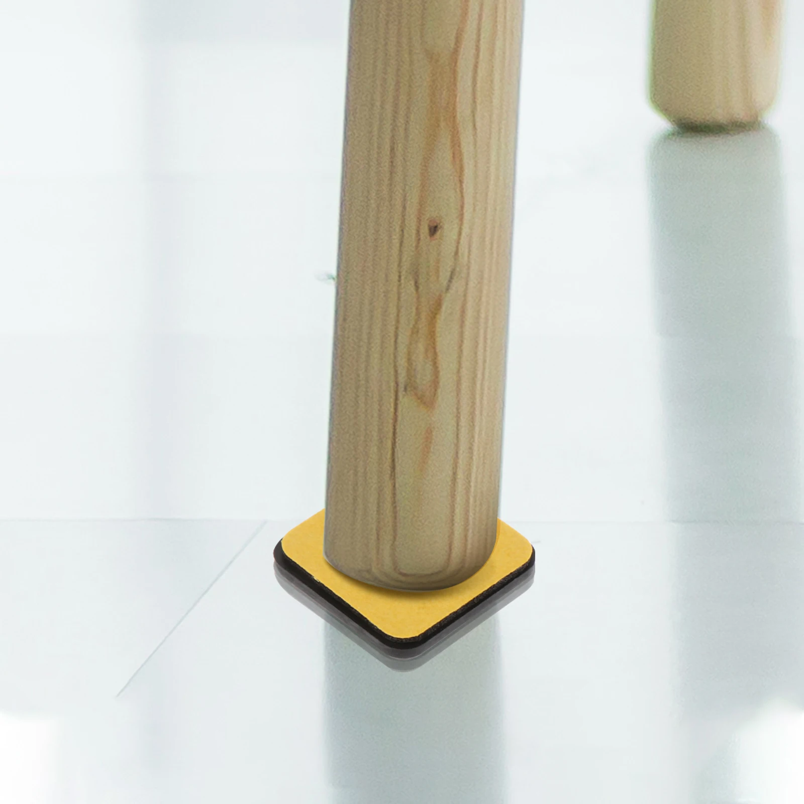 

16 Pcs Furniture Leg Bottom Mat Anti Slip Glide Pad Floor Protector Plastic Noise Proof Self Adhesive Moisture Proof Prevent