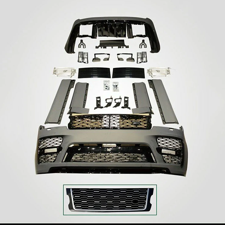 

Car Front Rear Bumper Body Kit Fit for Land Rover Upgrades 2019 SVO Executive Encirclement