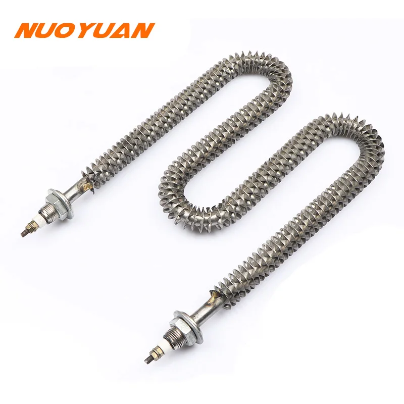 1KW/1.5KW M16 Thread W Type Electric Tubular Oven Heater 220v Hot Air Heater Finned Heating Element