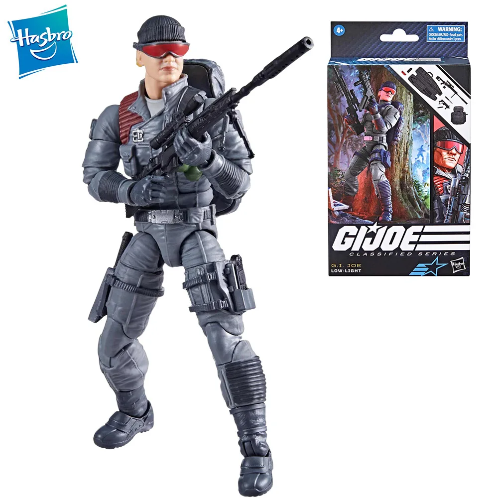 In Stock Original Hasbro G.i. Joe Classified Series Low-Light 6-Inch Anime Figure Action Figure Model Collection Toys for Boys