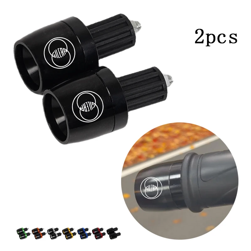 Puños de manillar de motocicleta, tapones de extremo de manillar para Gilera GP800 Fuoco Nexus 500 Runner 50 125 200, accesorios de aluminio CNC