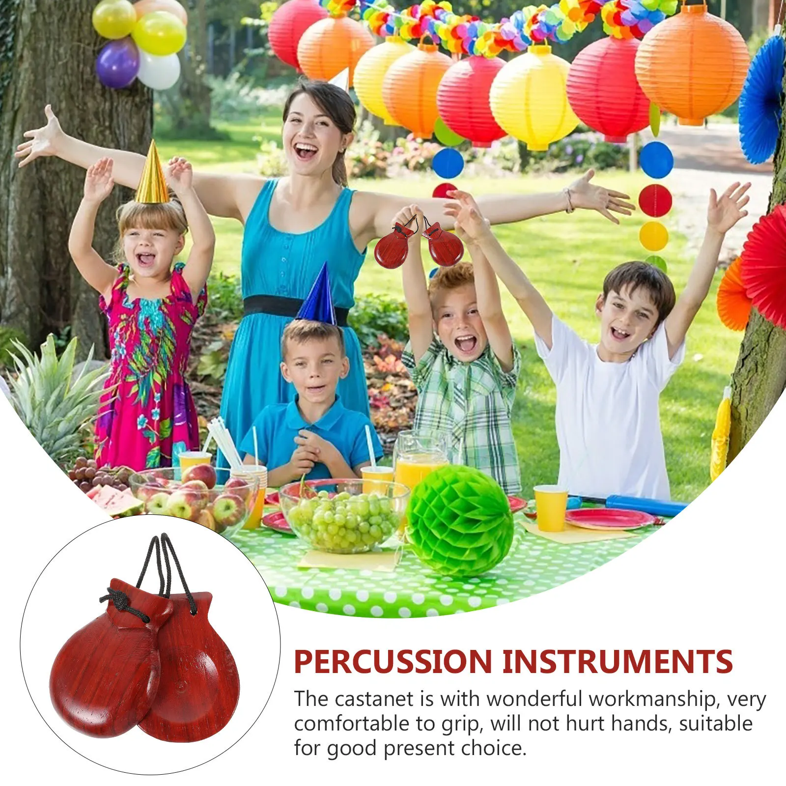 

Castanets for Waving Board Musical Instruments Classroom Parent-