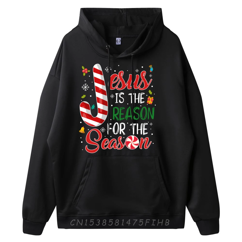 Jesus Is The Reason For The Season Christmas Pajama Plain Sweatshirts Wholesale ECO-FRIENDLY Streetwear Men Valentines Day